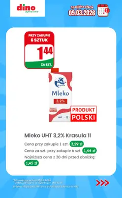 Dino - gazetka promocyjna Specjalna oferta na 09.03.2026 - promocje spoza gazetki od poniedziałku 09.03 do poniedziałku 09.03 - strona 5