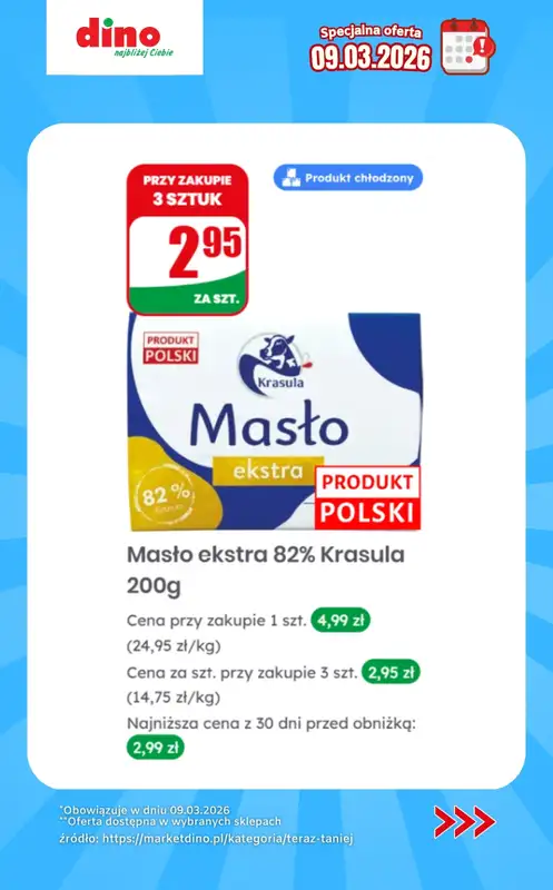 Dino - gazetka promocyjna Specjalna oferta na 09.03.2026 - promocje spoza gazetki od poniedziałku 09.03 do poniedziałku 09.03 - strona 6