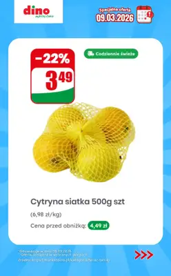 Dino - gazetka promocyjna Specjalna oferta na 09.03.2026 - promocje spoza gazetki od poniedziałku 09.03 do poniedziałku 09.03 - strona 3
