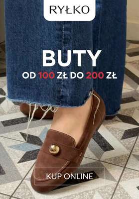 Ryłko - gazetka promocyjna Buty damskie od 100 do 200 zł od poniedziałku 09.03 