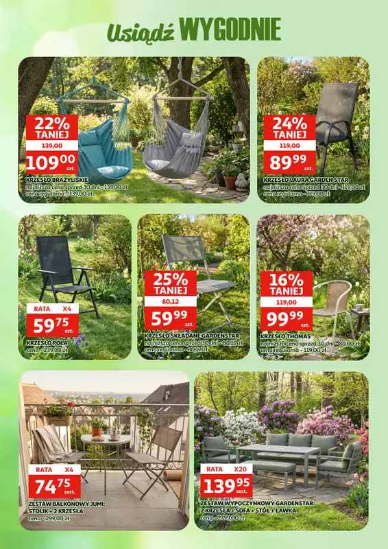 Auchan - gazetka promocyjna Gazetka Zielona Góra I Twój ogród zaczyna się tutaj od środy 11.03 do soboty 04.04 - strona 6