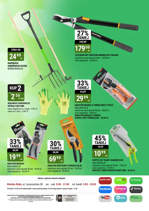 bi1 - gazetka promocyjna Gazetka Bielsko-Biała I Twój ogród zaczyna się tutaj od środy 11.03 do soboty 04.04 - strona 16