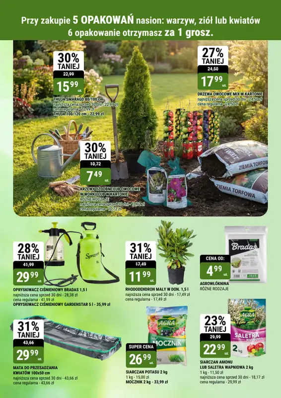 bi1 - gazetka promocyjna Gazetka Legnica I Twój ogród zaczyna się tutaj od środy 11.03 do soboty 04.04 - strona 12