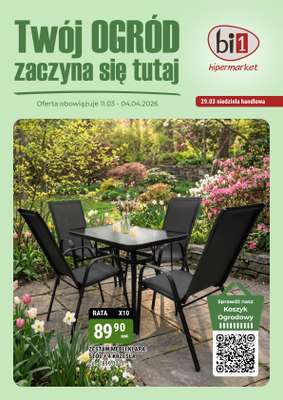 bi1 - gazetka promocyjna Gazetka Rzeszów I Twój ogród zaczyna się tutaj od środy 11.03 do soboty 04.04