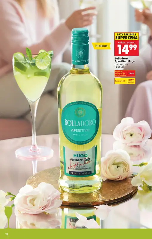 Biedronka - gazetka promocyjna Czas na toast od poniedziałku 09.03 do soboty 21.03 - strona 18