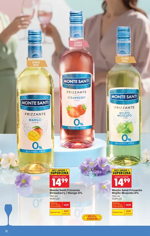 Biedronka - gazetka promocyjna Czas na toast od poniedziałku 09.03 do soboty 21.03 - strona 16