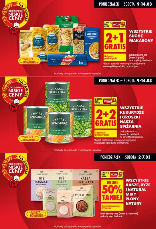 Biedronka - gazetka promocyjna Biedronkowe oszczędności od poniedziałku 09.03 do środy 11.03 - strona 7