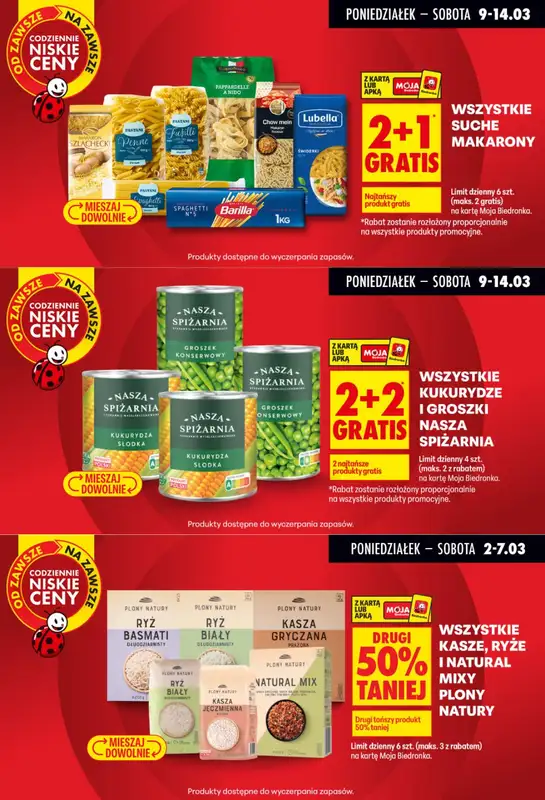 Biedronka - gazetka promocyjna Biedronkowe oszczędności od poniedziałku 09.03 do środy 11.03 - strona 7