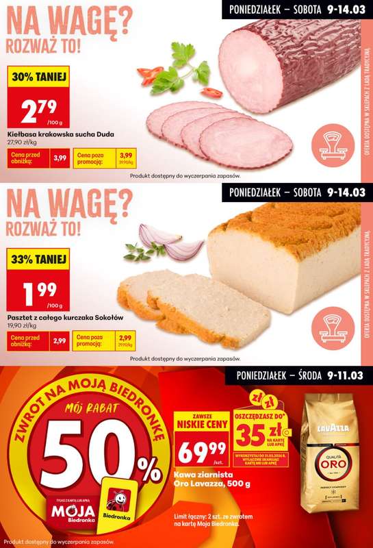 Biedronka - gazetka promocyjna Biedronkowe oszczędności od poniedziałku 09.03 do środy 11.03 - strona 5