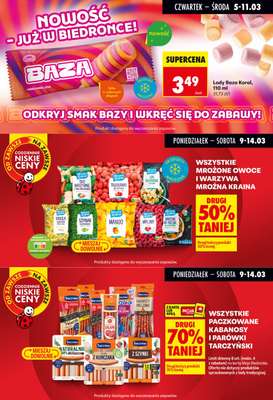 Biedronka - gazetka promocyjna Biedronkowe oszczędności od poniedziałku 09.03 do środy 11.03 - strona 6