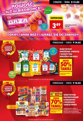 Biedronka - gazetka promocyjna Biedronkowe oszczędności od poniedziałku 09.03 do środy 11.03 - strona 6