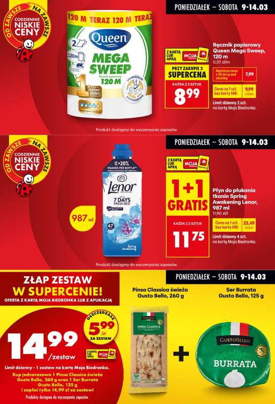 Biedronka - gazetka promocyjna Biedronkowe oszczędności od poniedziałku 09.03 do środy 11.03 - strona 8
