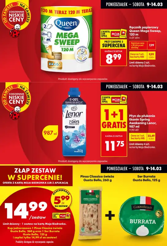 Biedronka - gazetka promocyjna Biedronkowe oszczędności od poniedziałku 09.03 do środy 11.03 - strona 8