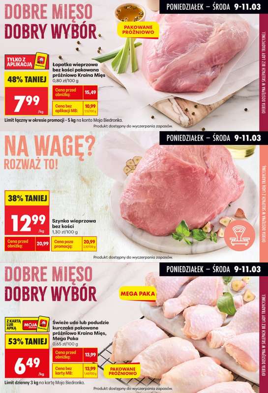 Biedronka - gazetka promocyjna Biedronkowe oszczędności od poniedziałku 09.03 do środy 11.03 - strona 4