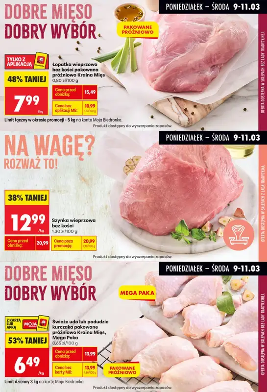 Biedronka - gazetka promocyjna Biedronkowe oszczędności od poniedziałku 09.03 do środy 11.03 - strona 4