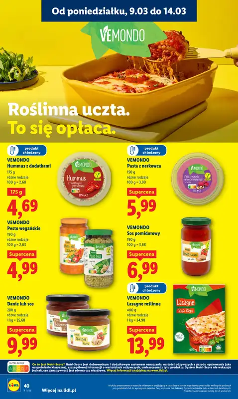 Lidl - gazetka promocyjna Oferta od poniedziałku od poniedziałku 09.03 do środy 11.03 - strona 40