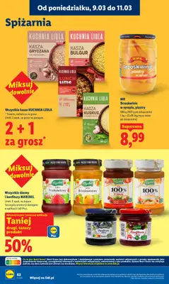 Lidl - gazetka promocyjna Oferta od poniedziałku od poniedziałku 09.03 do środy 11.03 - strona 62