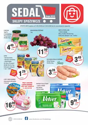 Sedal - gazetka promocyjna Gazetka od środy 11.03 do poniedziałku 23.03