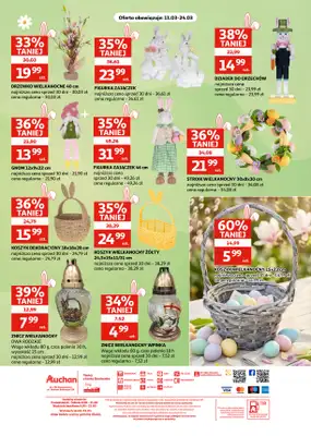 Auchan - gazetka promocyjna Gazetka Zielona Góra I Wielkanoc pełna radości od środy 11.03 do wtorku 24.03 - strona 20