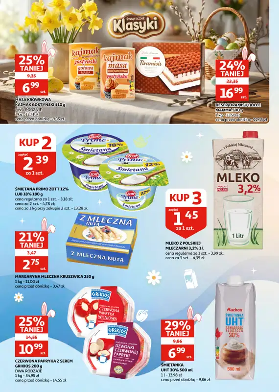 Auchan - gazetka promocyjna Gazetka Zielona Góra I Wielkanoc pełna radości od środy 11.03 do wtorku 24.03 - strona 6
