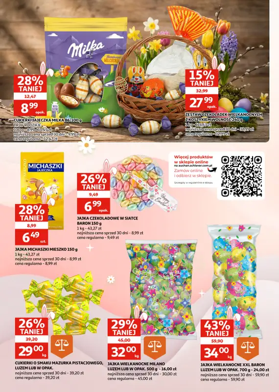 Auchan - gazetka promocyjna Gazetka Zielona Góra I Wielkanoc pełna radości od środy 11.03 do wtorku 24.03 - strona 14