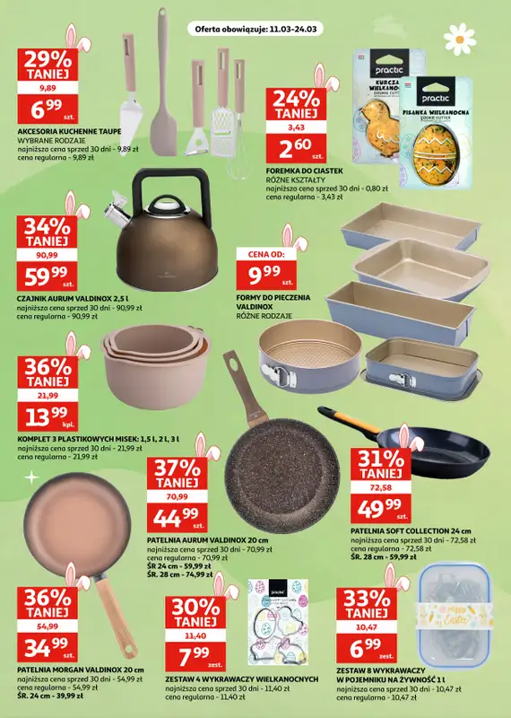 Auchan - gazetka promocyjna Gazetka Zielona Góra I Wielkanoc pełna radości od środy 11.03 do wtorku 24.03 - strona 18