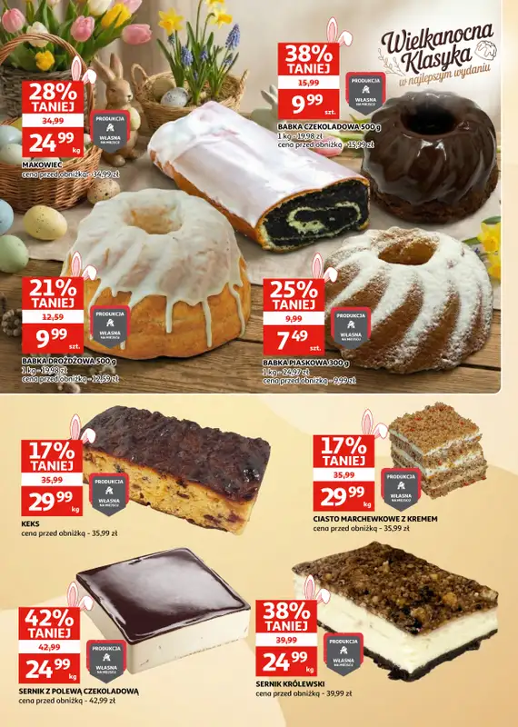 Auchan - gazetka promocyjna Gazetka Zielona Góra I Wielkanoc pełna radości od środy 11.03 do wtorku 24.03 - strona 10