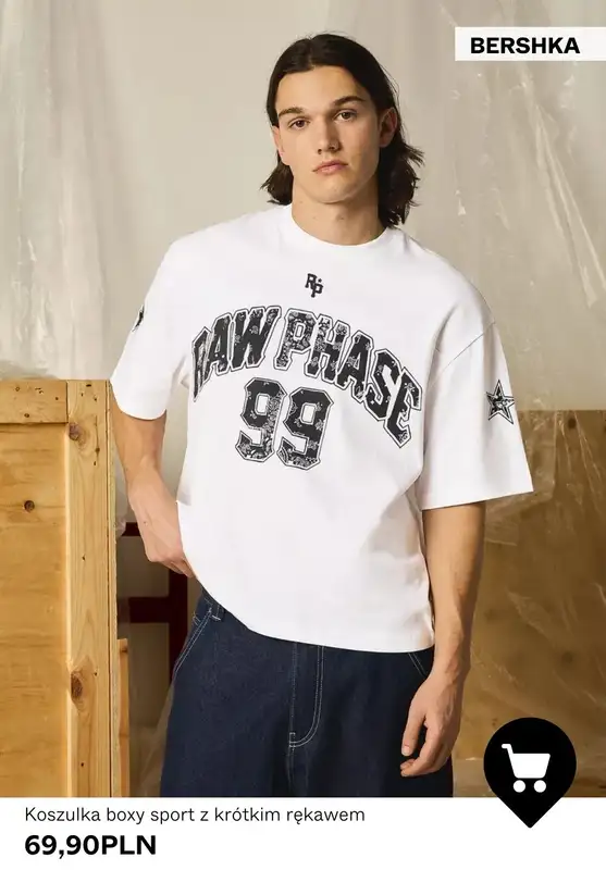 Bershka - gazetka promocyjna Męskie KOSZULI od 69,90 PLN od poniedziałku 09.03  - strona 7