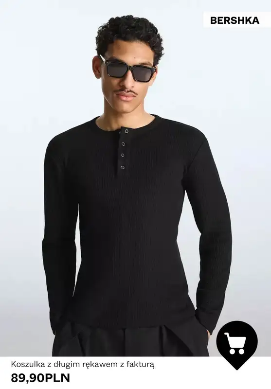 Bershka - gazetka promocyjna Męskie KOSZULI od 69,90 PLN od poniedziałku 09.03  - strona 9