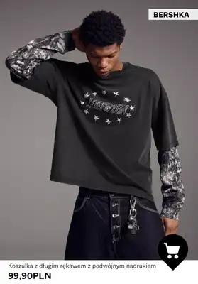 Bershka - gazetka promocyjna Męskie KOSZULI od 69,90 PLN od poniedziałku 09.03  - strona 3