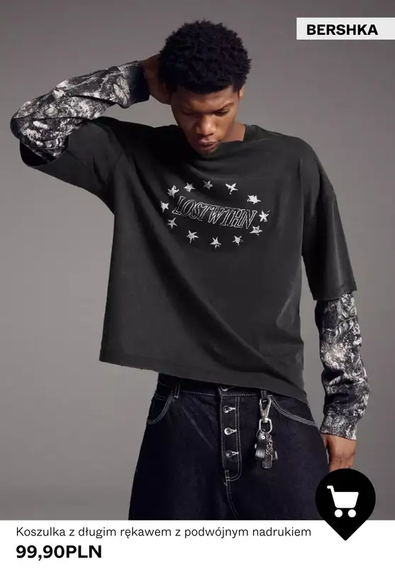 Bershka - gazetka promocyjna Męskie KOSZULI od 69,90 PLN od poniedziałku 09.03  - strona 3