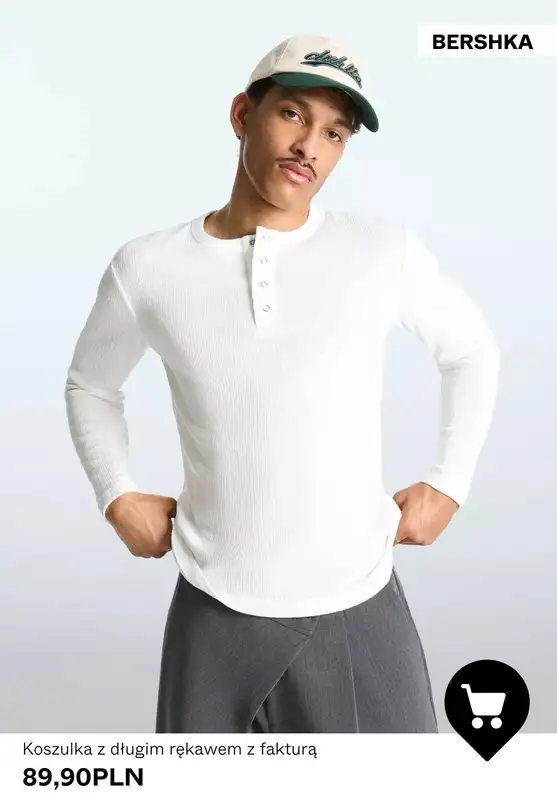 Bershka - gazetka promocyjna Męskie KOSZULI od 69,90 PLN od poniedziałku 09.03  - strona 4