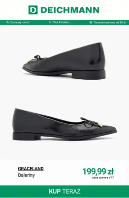Deichmann - gazetka promocyjna Baleriny damskie od poniedziałku 09.03  - strona 7