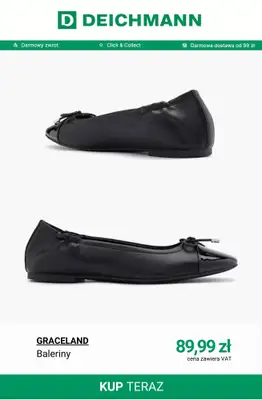 Deichmann - gazetka promocyjna Baleriny damskie od poniedziałku 09.03  - strona 2