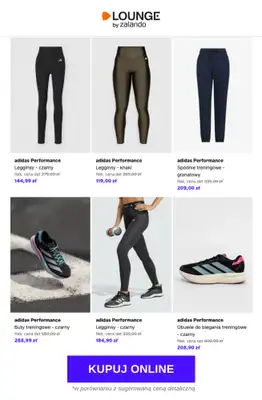 Lounge by Zalando - gazetka promocyjna Do -77% adidas Performance od poniedziałku 09.03 do środy 11.03 - strona 4