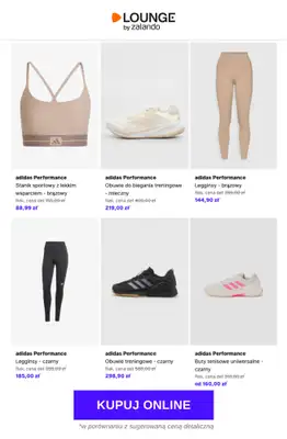Lounge by Zalando - gazetka promocyjna Do -77% adidas Performance od poniedziałku 09.03 do środy 11.03 - strona 2
