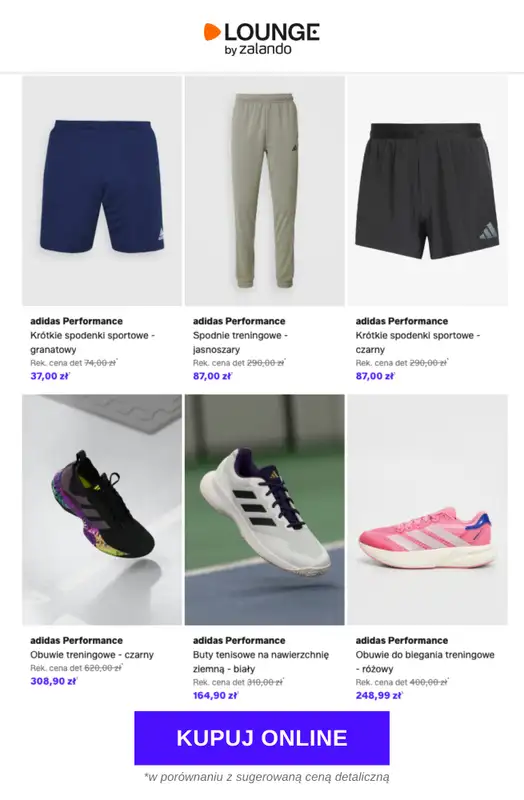Lounge by Zalando - gazetka promocyjna Do -77% adidas Performance od poniedziałku 09.03 do środy 11.03 - strona 3