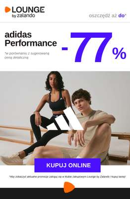 Lounge by Zalando - gazetka promocyjna Do -77% adidas Performance od poniedziałku 09.03 do środy 11.03
