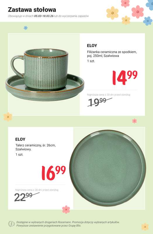 Rossmann - gazetka promocyjna Kolekcje wiosenne w PROMOCJI - ceny już od 4,99 zł od poniedziałku 09.03 do środy 18.03 - strona 8