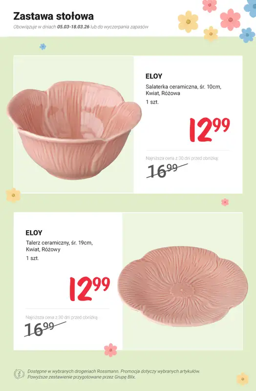 Rossmann - gazetka promocyjna Kolekcje wiosenne w PROMOCJI - ceny już od 4,99 zł od poniedziałku 09.03 do środy 18.03 - strona 7
