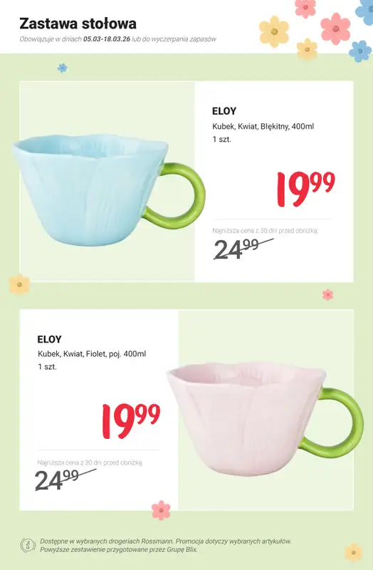 Rossmann - gazetka promocyjna Kolekcje wiosenne w PROMOCJI - ceny już od 4,99 zł od poniedziałku 09.03 do środy 18.03 - strona 5