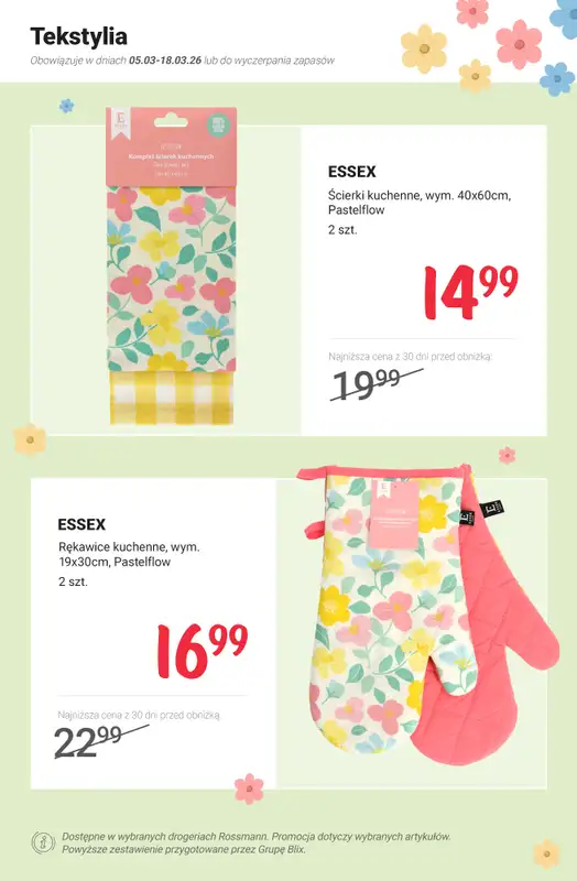 Rossmann - gazetka promocyjna Kolekcje wiosenne w PROMOCJI - ceny już od 4,99 zł od poniedziałku 09.03 do środy 18.03 - strona 2