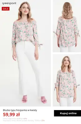 Greenpoint - gazetka promocyjna Bluzki i koszule – od 39,99 zł od poniedziałku 09.03  - strona 3