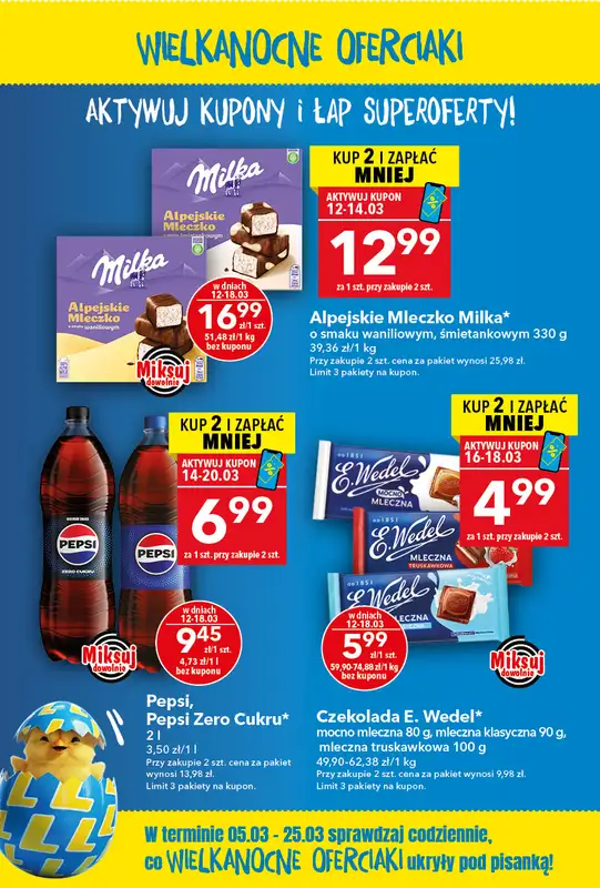 LEWIATAN - gazetka promocyjna Aktywuj kupony i łap superoferty od czwartku 12.03 do soboty 21.03 - strona 2