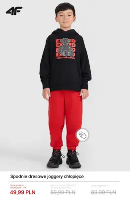 4F - gazetka promocyjna Promocje: ubrania dziecięce do 50 zł od poniedziałku 09.03  - strona 5