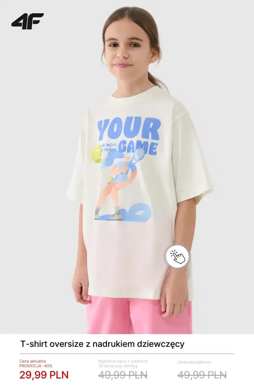 4F - gazetka promocyjna Promocje: ubrania dziecięce do 50 zł od poniedziałku 09.03  - strona 9