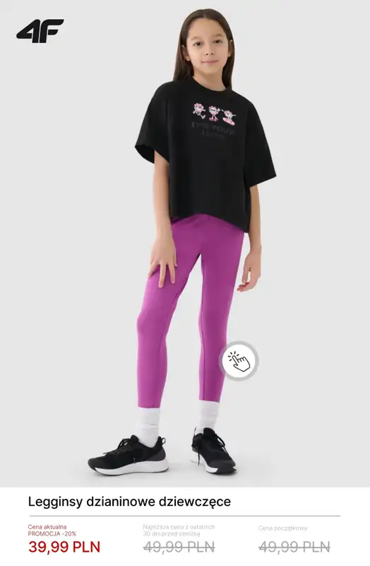 4F - gazetka promocyjna Promocje: ubrania dziecięce do 50 zł od poniedziałku 09.03  - strona 3
