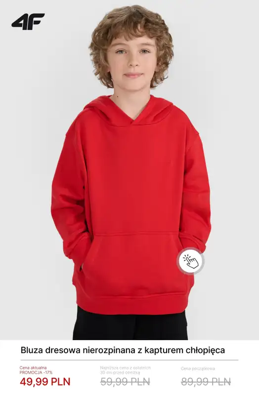 4F - gazetka promocyjna Promocje: ubrania dziecięce do 50 zł od poniedziałku 09.03  - strona 7