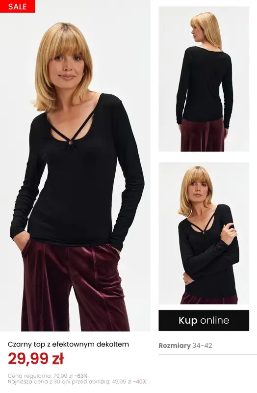 Top Secret - gazetka promocyjna Hity wyprzedaży od poniedziałku 09.03 do czwartku 19.03 - strona 3