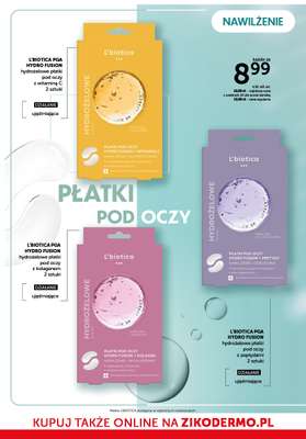 L'biotica PGA Hydro Fusion hydrożelowe płatki pod oczy z witaminą C